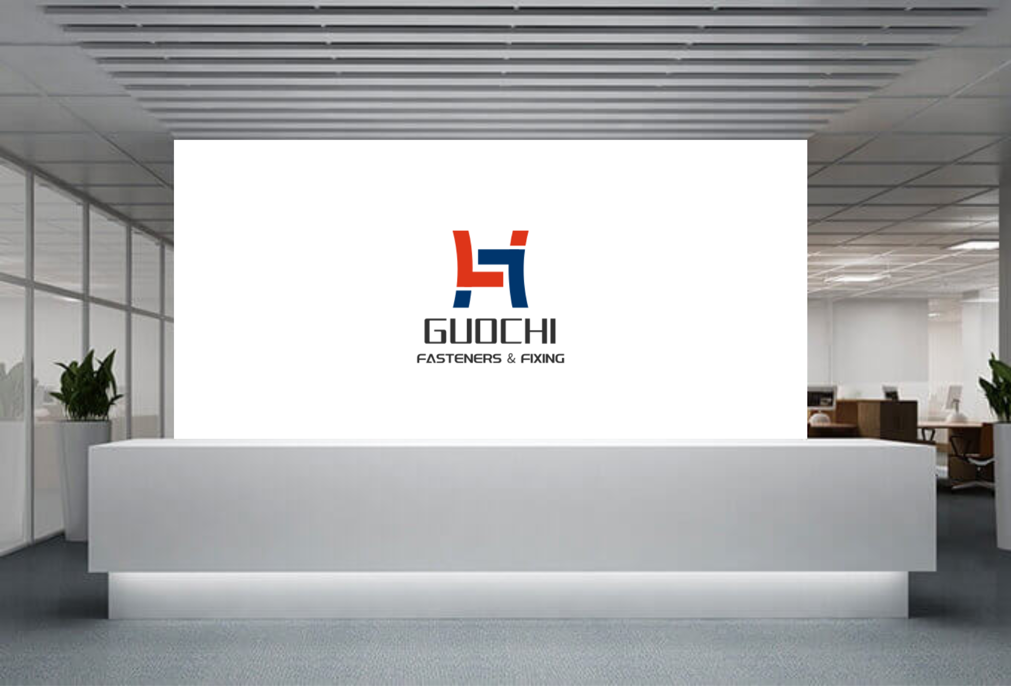 GUOCHI_logo配套效果图_企业形象墙效果图.png